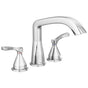 Delta Faucet - Stryke Three Hole Roman Tub Trim - Lumicoat Chrome