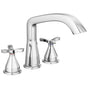 Delta Faucet - Stryke Three Hole Roman Tub Trim - Lumicoat Chrome