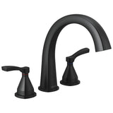 Delta Faucet - Stryke Three Hole Roman Tub Trim - Matte Black
