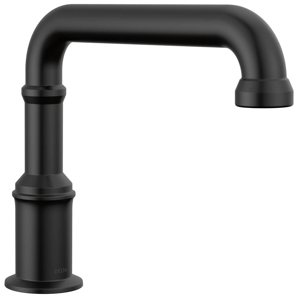 Delta Faucet - BroderickE Roman Tub Trim - Less Handles - Matte Black