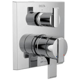 Delta Faucet - Ara Angular Modern Monitor 17 Series Valve Trim with 3-Setting Integrated Diverter - Chrome