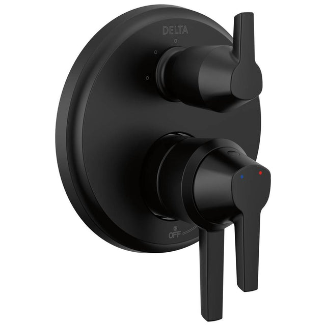 Delta Faucet - GaleonE 17S Integrated Diverter Trim - 3 Setting - Matte Black