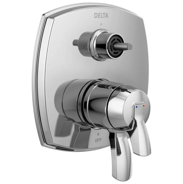 Delta Faucet - Stryke 17 Series Integrated Diverter Trim with Three Function Diverter Less Diverter Handle - Lumicoat Chrome