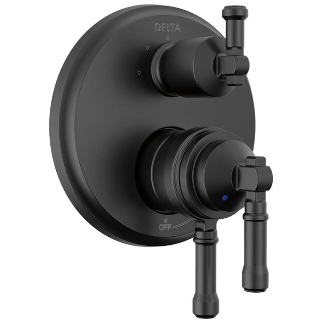 Delta Faucet - BroderickE 17 Series Integrated Diverter Trim 3-Setting - Matte Black