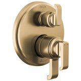 Delta Faucet - TetraE 17 Series Integrated Diverter Trim with 3-Setting - LumicoatÂ® Champagne Bronze