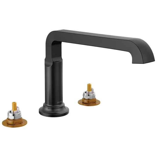 Delta Faucet - TetraE Roman Tub Trim - Matte Black