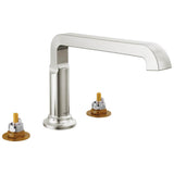 Delta Faucet - TetraE Roman Tub Trim - LumicoatÂ® Stainless