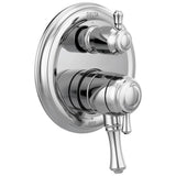 Delta Faucet - CassidyE Traditional 2-Handle Monitor 17 Series Valve Trim with 3-Setting Integrated Diverter - Chrome