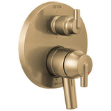 Delta Faucet - Trinsic Contemporary Monitor 17 Series Valve Trim with 6-Setting Integrated Diverter - Champagne Bronze