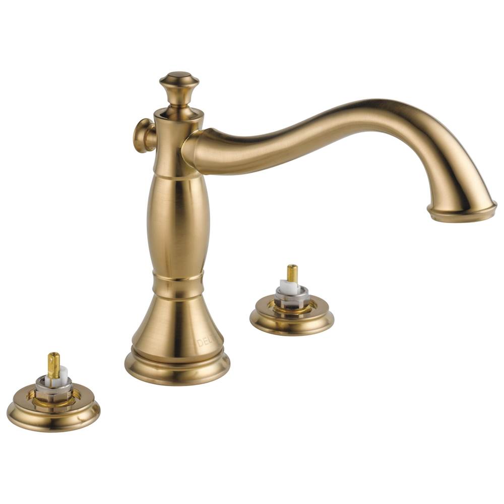 Delta Faucet - CassidyE Roman Tub Trim - Less Handles - Champagne Bronze