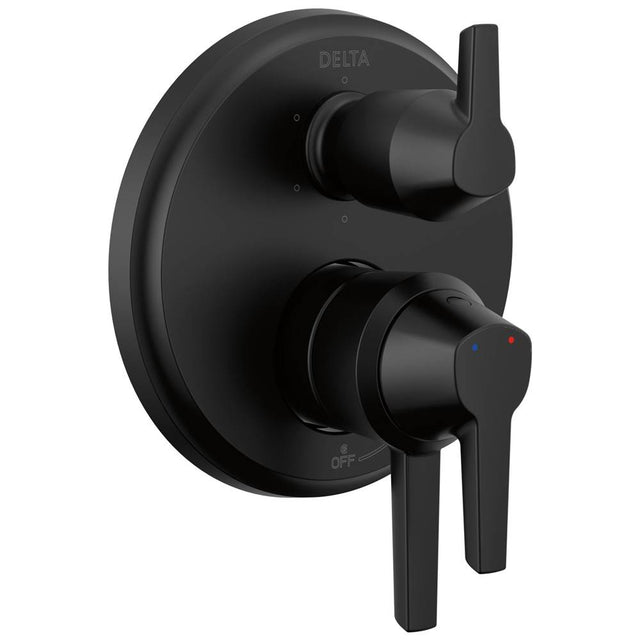 Delta Faucet - GaleonE 17S Integrated Diverter Trim - 6 Setting - Matte Black
