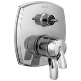 Delta Faucet - Stryke 17 Series Integrated Diverter Trim with Six Function Diverter Less Diverter Handle - Lumicoat Chrome