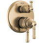 Delta Faucet - BroderickE 17 Series Integrated Diverter Trim 6-Setting - LumicoatÂ® Champagne Bronze