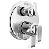 Delta Faucet - TetraE 17 Series Integrated Diverter Trim with 6-Setting - LumicoatÂ® Chrome