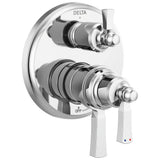 Delta Faucet - DorvalE Traditional 2-Handle Monitor 17T Series Valve Trim with 3 Setting Diverter - Chrome