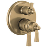 Delta Faucet - DorvalE Traditional 2-Handle Monitor 17T Series Valve Trim with 3 Setting Diverter - Champagne Bronze