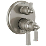 Delta Faucet - DorvalE Traditional 2-Handle Monitor 17T Series Valve Trim with 3 Setting Diverter - Stainless