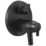 Delta Faucet - Trinsic Contemporary TempAssure 17T Series Valve Trim with 3-Setting Integrated Diverter - Matte Black