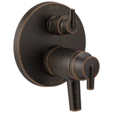Trinsic Contemporary Two Handle TempAssure 17T Series Valve Trim with 3-Setting Integrated Diverter