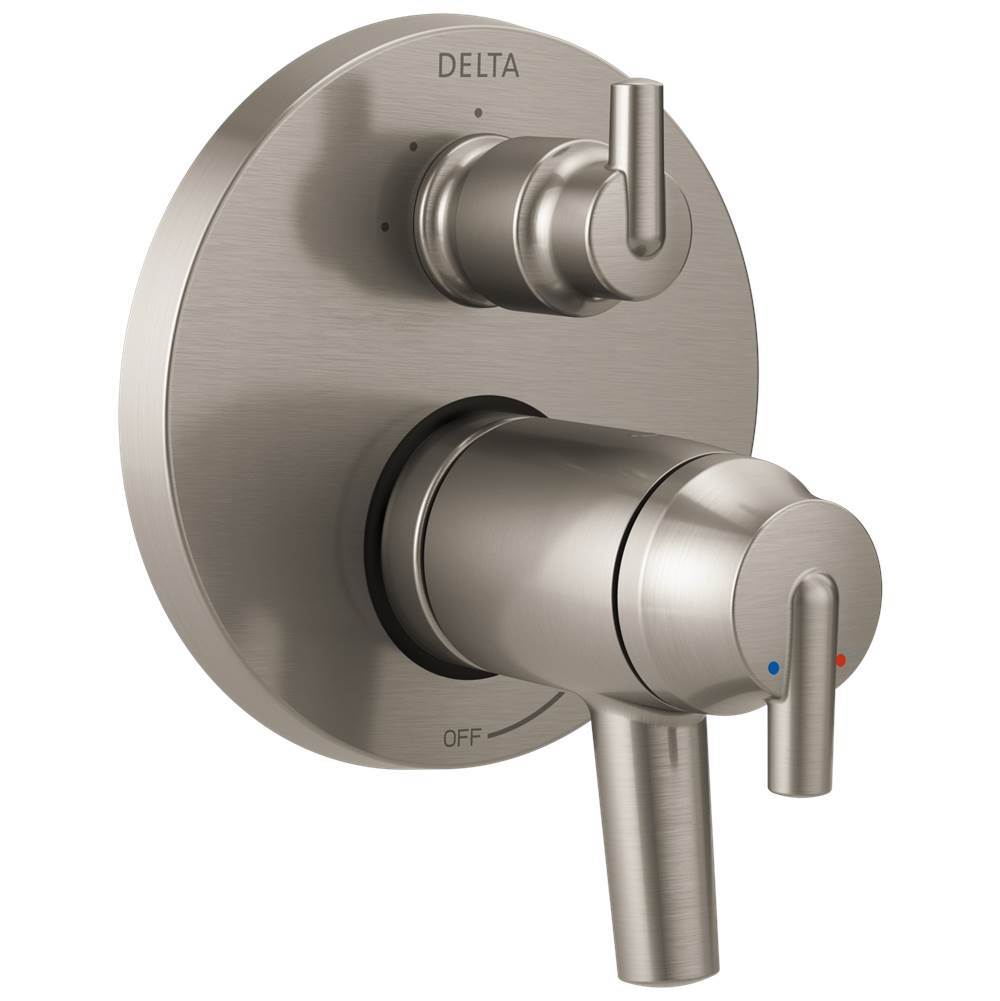 Trinsic Contemporary Two Handle TempAssure 17T Series Valve Trim with 3-Setting Integrated Diverter