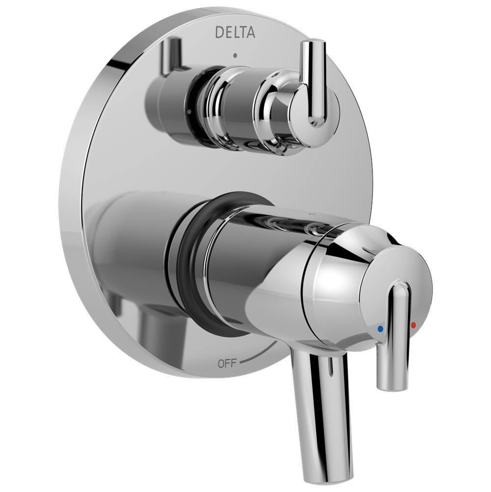 Trinsic Contemporary Two Handle TempAssure 17T Series Valve Trim with 3-Setting Integrated Diverter