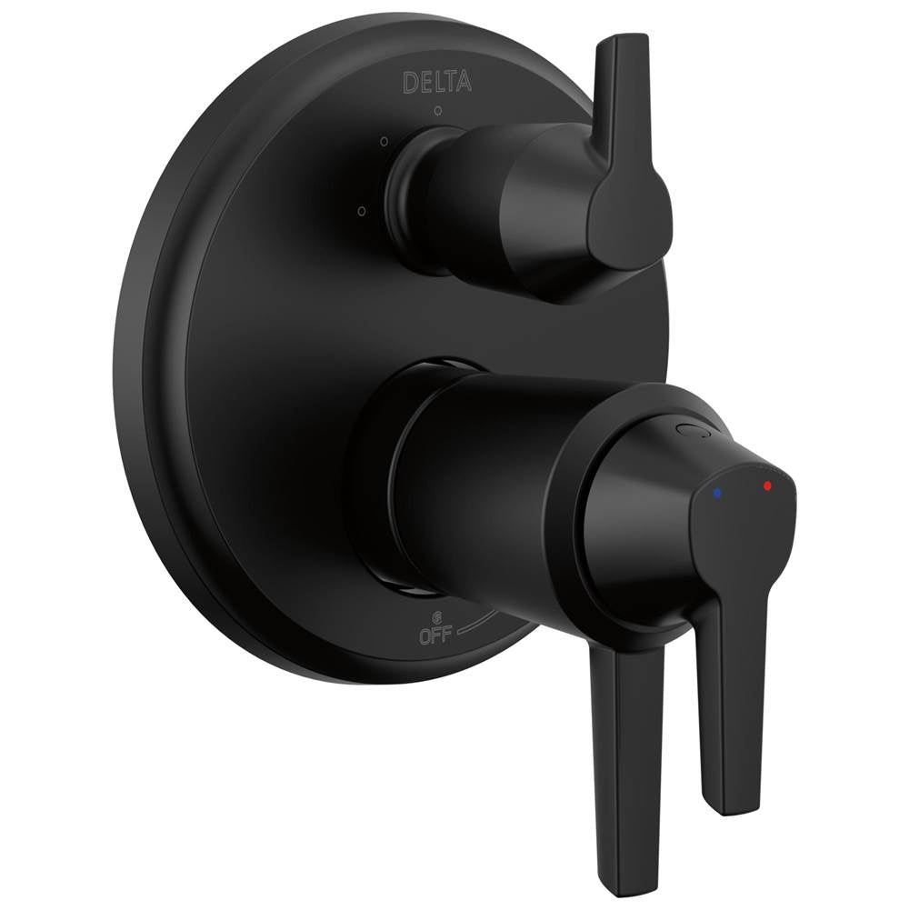 Delta Faucet - GaleonE 17T S Integrated Diverter Trim-3 Setting - Matte Black