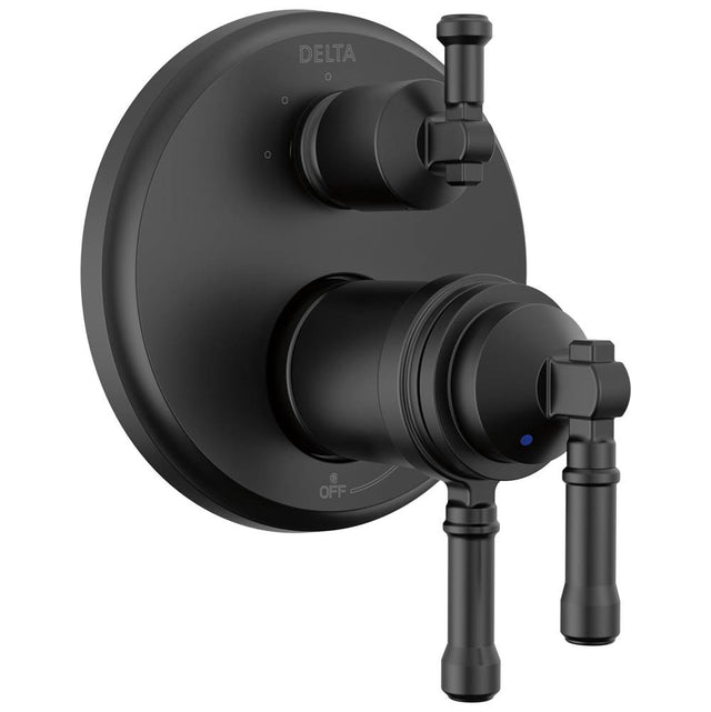 Delta Faucet - BroderickE 17T Series Integrated Diverter Trim 3-Setting - Matte Black