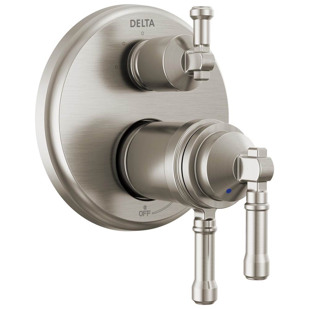 Delta Faucet - BroderickE 17T Series Integrated Diverter Trim 3-Setting - LumicoatÂ® Stainless