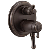 Delta Faucet - CassidyE Traditional 2-Handle TempAssure 17T Series Valve Trim with 3-Setting Integrated Diverter - Venetian Bronze