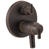 Trinsic Contemporary Two Handle TempAssure 17T Series Valve Trim with 6-Setting Integrated Diverter