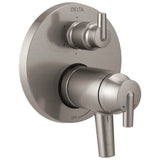 Trinsic Contemporary Two Handle TempAssure 17T Series Valve Trim with 6-Setting Integrated Diverter