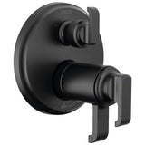 Delta Faucet - TetraE TempAssure 17T Series Integrated Diverter Trim with 6-Setting - Matte Black