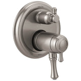 CassidyE Traditional 2-Handle TempAssure 17T Series Valve Trim with 6-Setting Integrated Diverter
