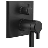 Delta Faucet - PivotalE TempAssure 17T Series Valve Trim with 6-Setting Integrated Diverter - Matte Black