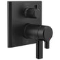 Delta Faucet - PivotalE TempAssure 17T Series Valve Trim with 6-Setting Integrated Diverter - Matte Black