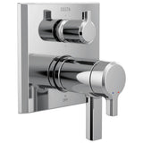 Delta Faucet - PivotalE TempAssure 17T Series Valve Trim with 6-Setting Integrated Diverter - LumicoatÂ® Chrome