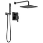 Delta Faucet - Modern Monitor 14 Series Shower with Raincan & Hand Shower - Matte Black