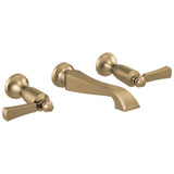 Delta Faucet - DorvalE Two Handle Wall Mount Bathroom Faucet Trim Only - Champagne Bronze