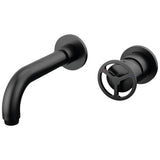 Delta Faucet - Trinsic Single Handle Wall Mount Bathroom Faucet Trim - Matte Black