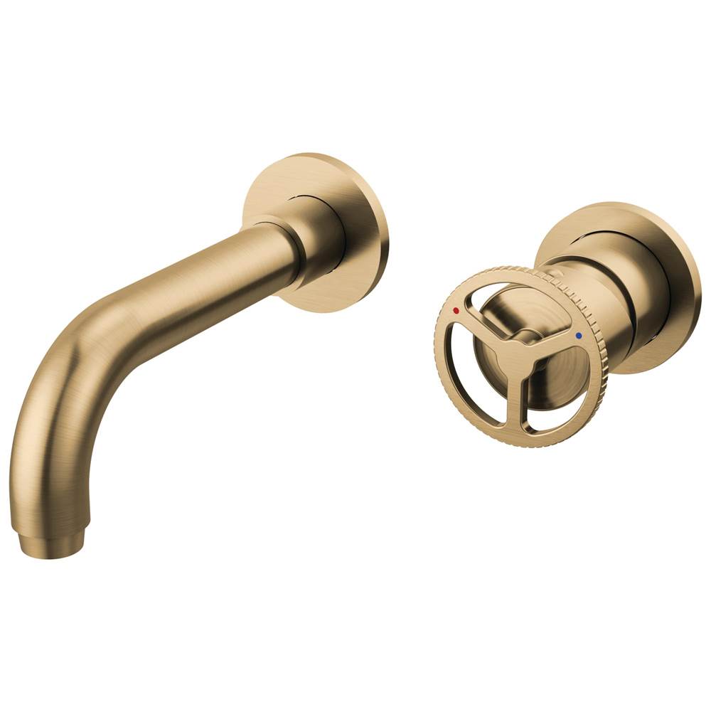 Delta Faucet - Trinsic Single Handle Wall Mount Bathroom Faucet Trim - Champagne Bronze