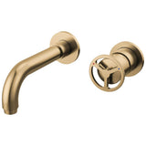 Delta Faucet - Trinsic Single Handle Wall Mount Bathroom Faucet Trim - Champagne Bronze