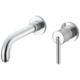 Delta Faucet - Trinsic Single Handle Wall Mount Bathroom Faucet Trim - Chrome