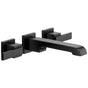 Delta Faucet - Ara Two Handle Wall Mount Bathroom Faucet Trim - Matte Black