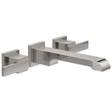 Delta Faucet - Ara Two Handle Wall Mount Bathroom Faucet Trim - Stainless