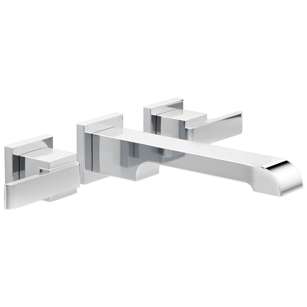 Delta Faucet - Ara Two Handle Wall Mount Bathroom Faucet Trim - Chrome