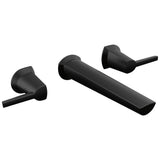 Delta Faucet - GaleonE Two Handle Wall Mount Bathroom Faucet - Matte Black