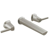 Delta Faucet - GaleonE Two Handle Wall Mount Bathroom Faucet - LumicoatÂ® Stainless