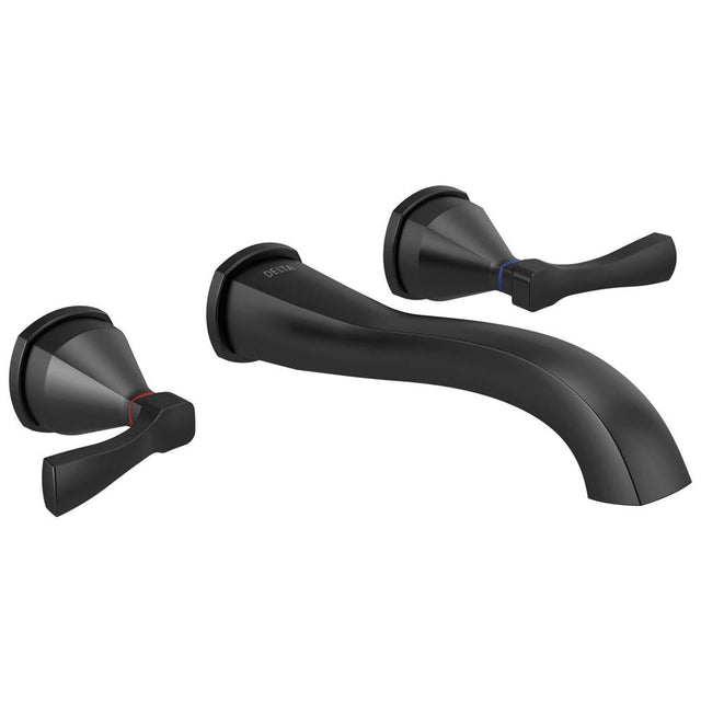 Delta Faucet - Stryke Wall Mounted Lav - Matte Black