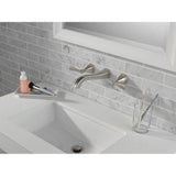 Stryke Two Handle Wall Mount Bathroom Faucet Trim Without Pop-Up Drain