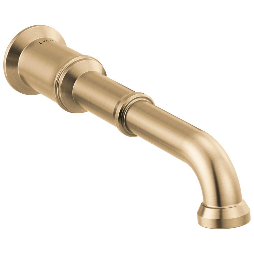 Delta Faucet - BroderickE Two Handle Wall Mount Bathroom Faucet Trim - Less Handles - LumicoatÂ® Champagne Bronze